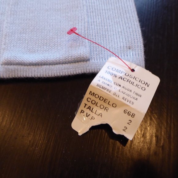 Artesania Granlei Little Boy Size 2 Light Blue Dressy Knit Sweater Cardigan - Picture 4 of 12